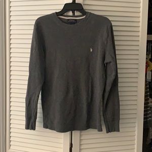 Grey knit Ralph Lauren long sleeve